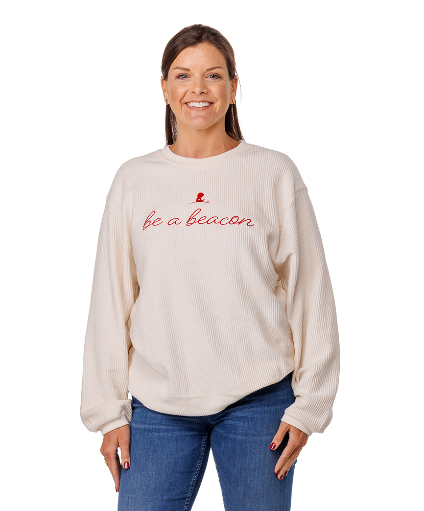 Primary image Be A Beacon Woven Ladies' Pullover
